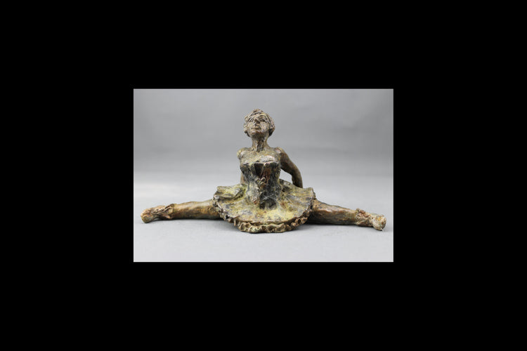 french cancan, danseuse, dance, bronze, fonderie du champ bon, audrey flechet, sculpture, coco