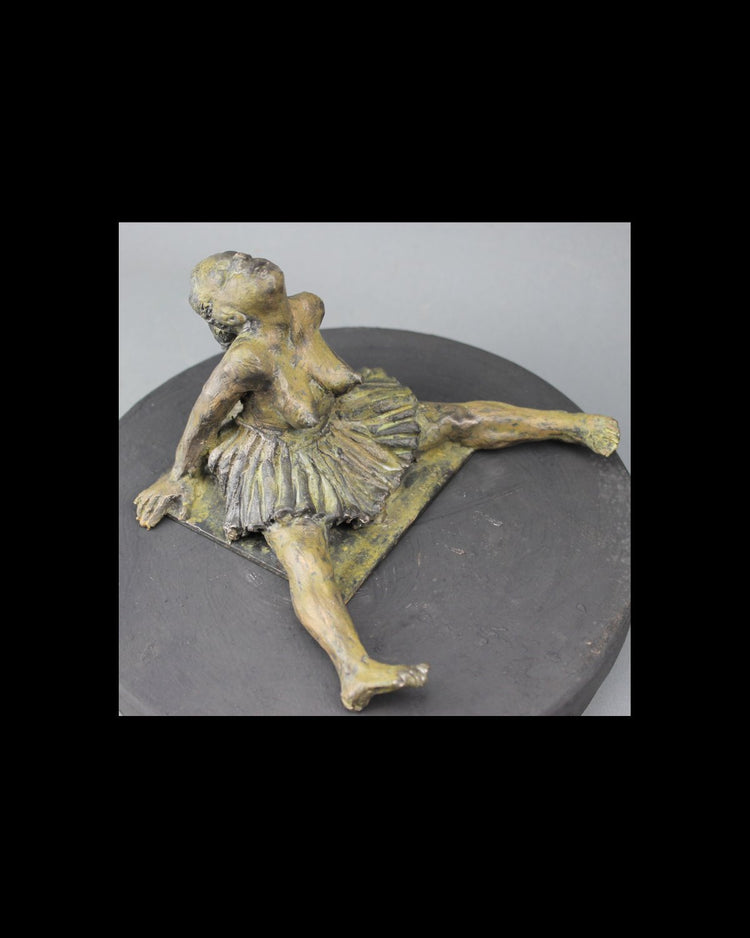 bronze, sculpture, audrey flechet, fonderie du champ bon, statue, statuette, cire perdue, cancan, cirque, badaboum