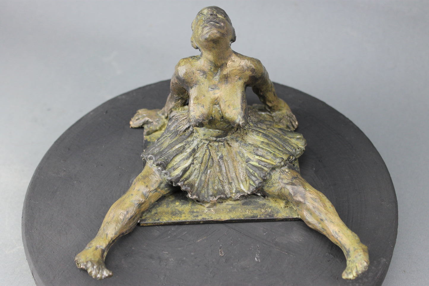 bronze, sculpture, audrey flechet, fonderie du champ bon, statue, statuette, cire perdue, cancan, cirque, badaboum