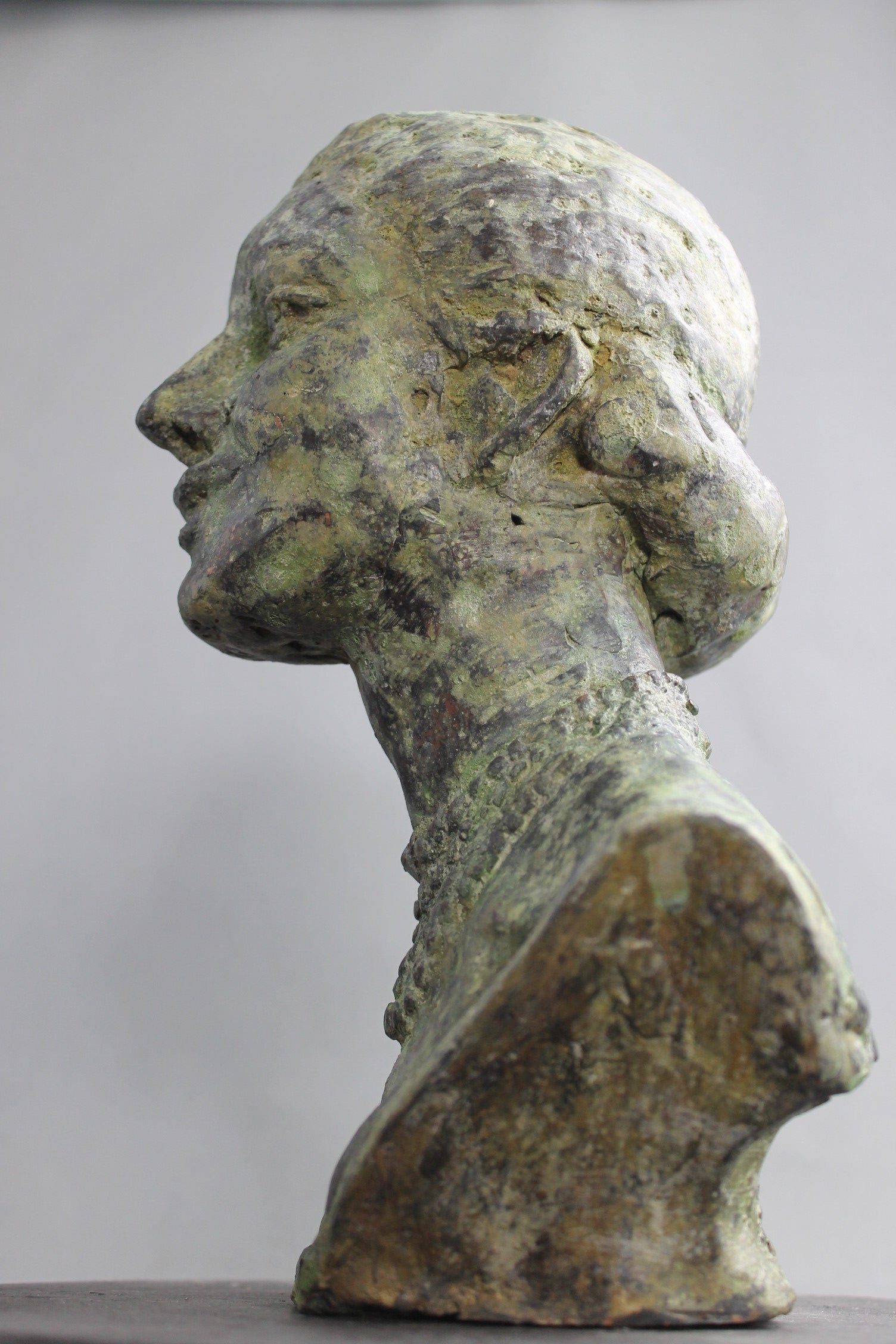 Maria Callas, callas, bronze, buste, portrait, audrey flechet, flechet, sculpture, fonderie du champ bon, statue